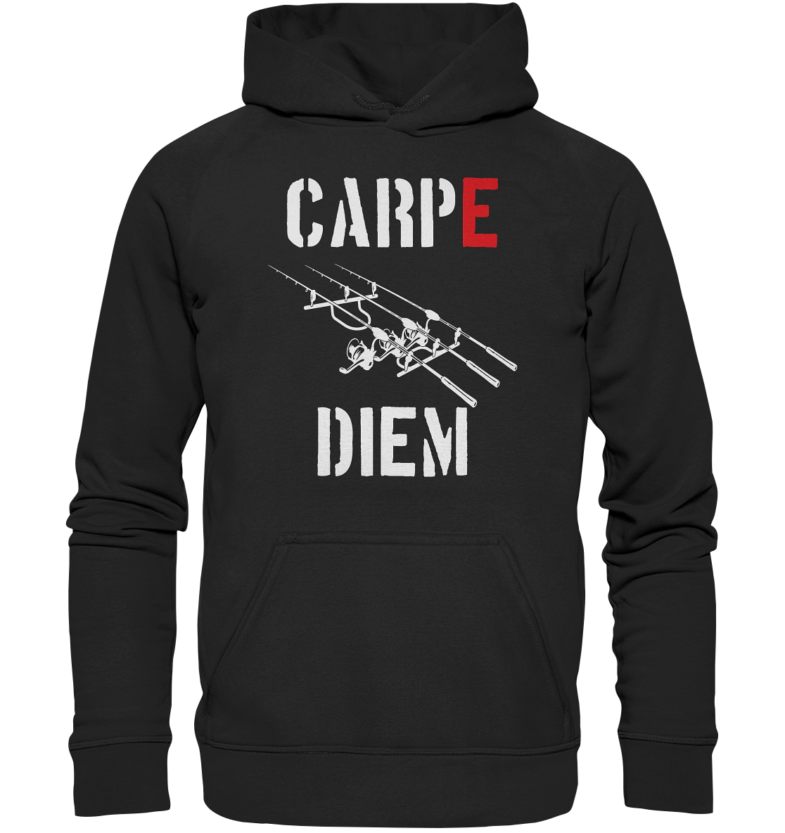 CARPE DIEM - Karpfenangler Karpfen Carp - Basic Unisex Hoodie