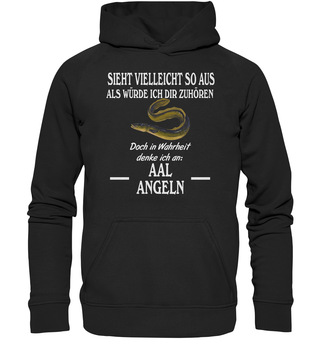 Denke an Aal angeln - Basic Unisex Hoodie