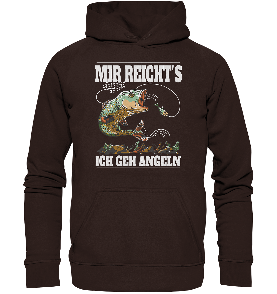 Mir reicht´s ich geh angeln - Basic Unisex Hoodie