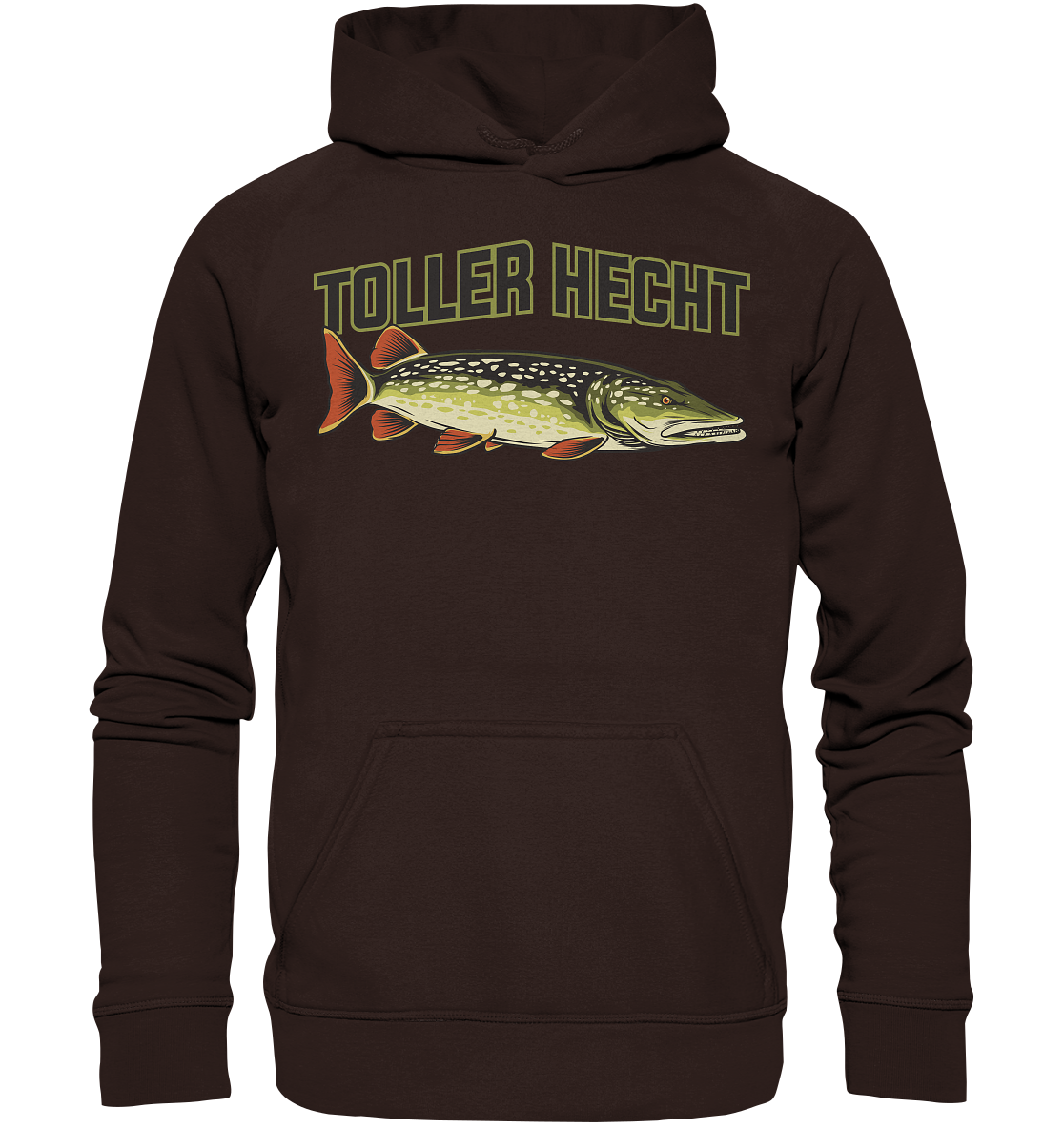 Toller Hecht - lustiges Motiv für den Hechtangler - Basic Unisex Hoodie