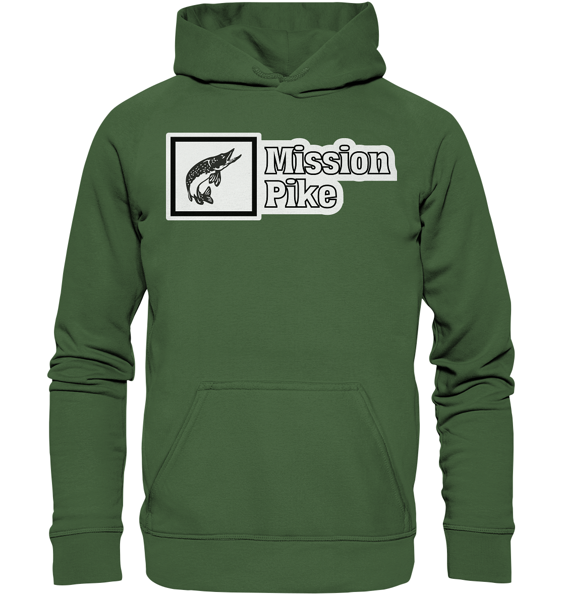 Mission Pike - Hecht Raubfisch - Basic Unisex Hoodie