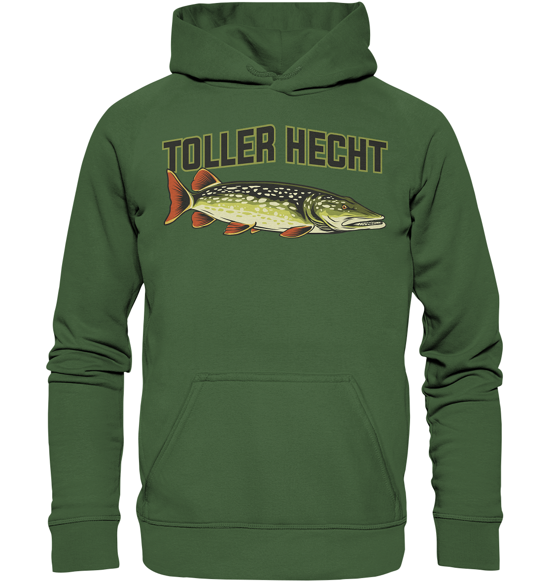 Toller Hecht - lustiges Motiv für den Hechtangler - Basic Unisex Hoodie