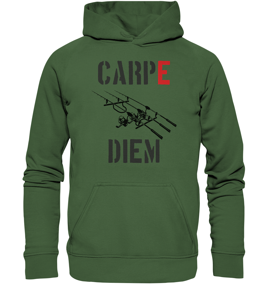 CARPE DIEM - Karpfenangler Karpfen Carp - Basic Unisex Hoodie