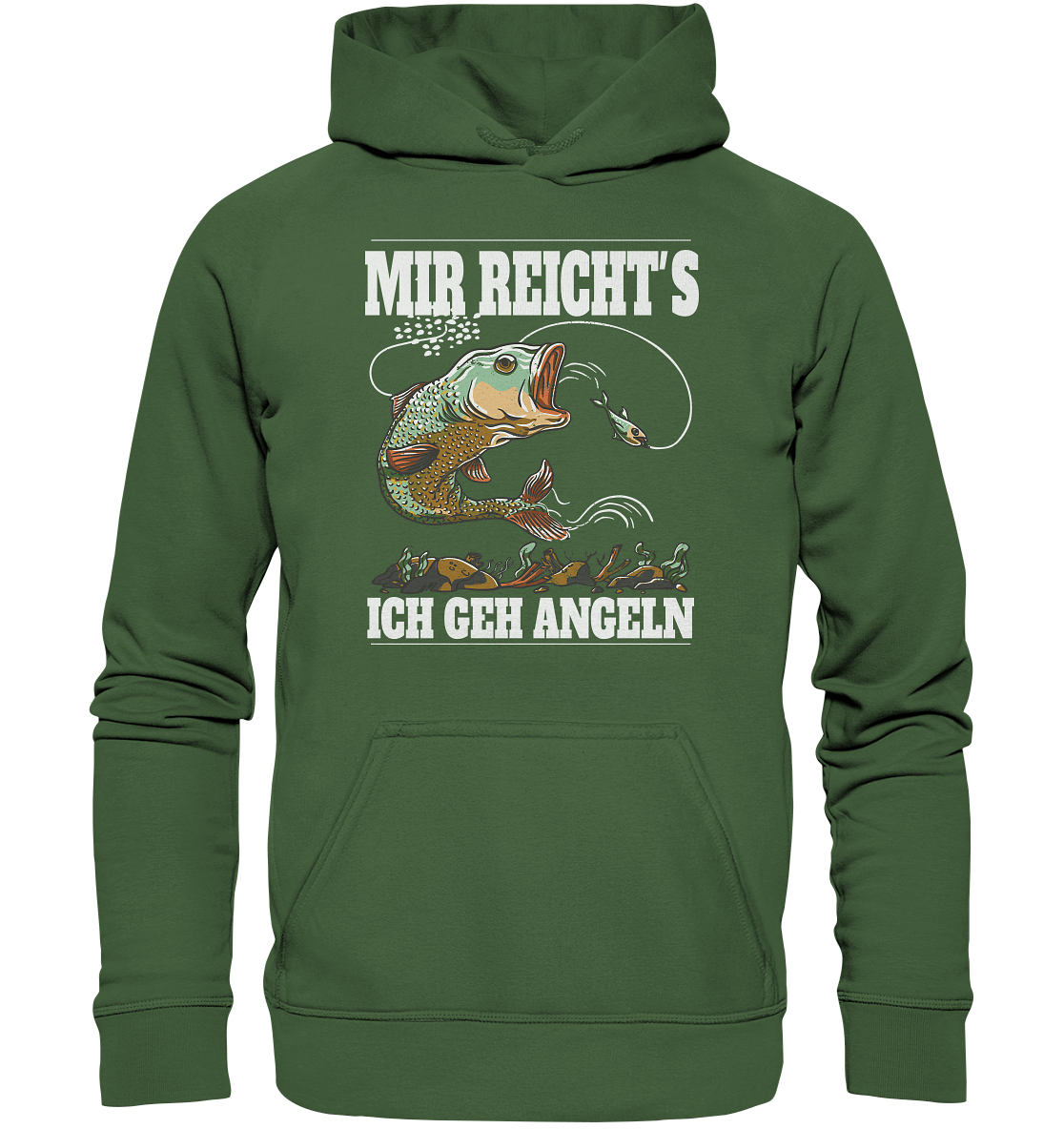 Mir reicht´s ich geh angeln - Basic Unisex Hoodie