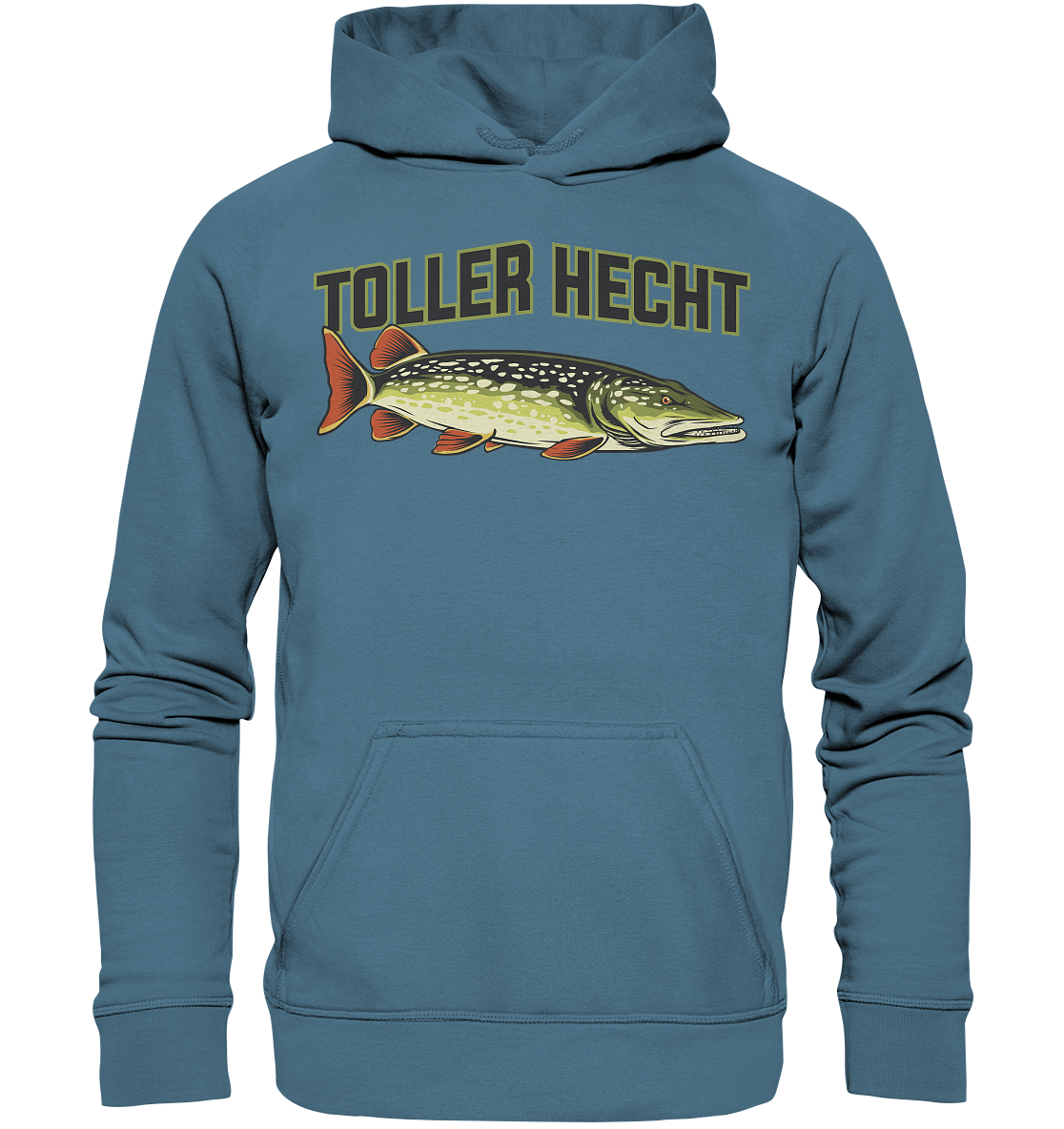 Toller Hecht - lustiges Motiv für den Hechtangler - Basic Unisex Hoodie