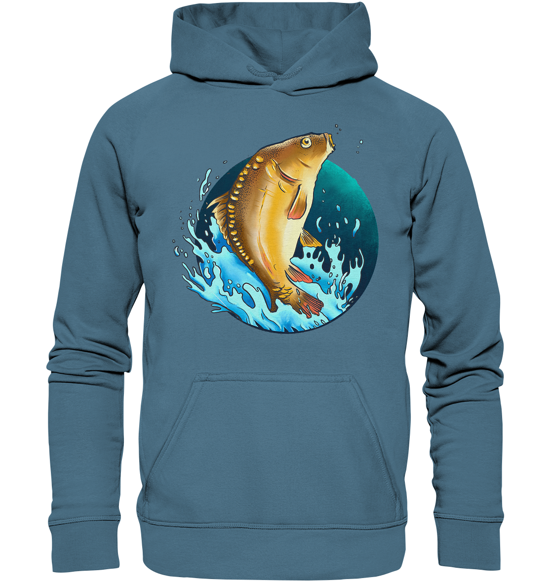 Springender Karpfen - Basic Unisex Hoodie
