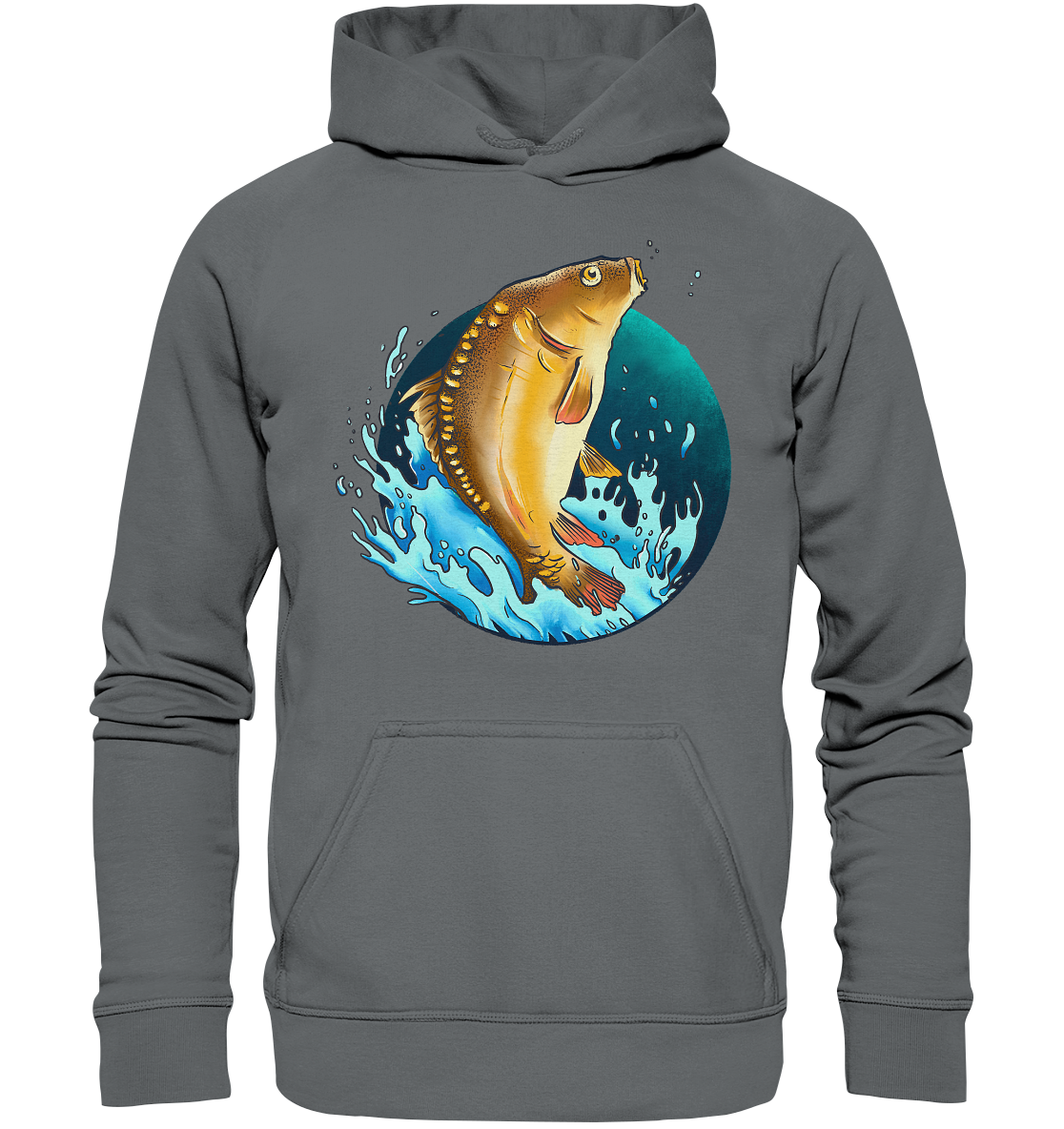Springender Karpfen - Basic Unisex Hoodie