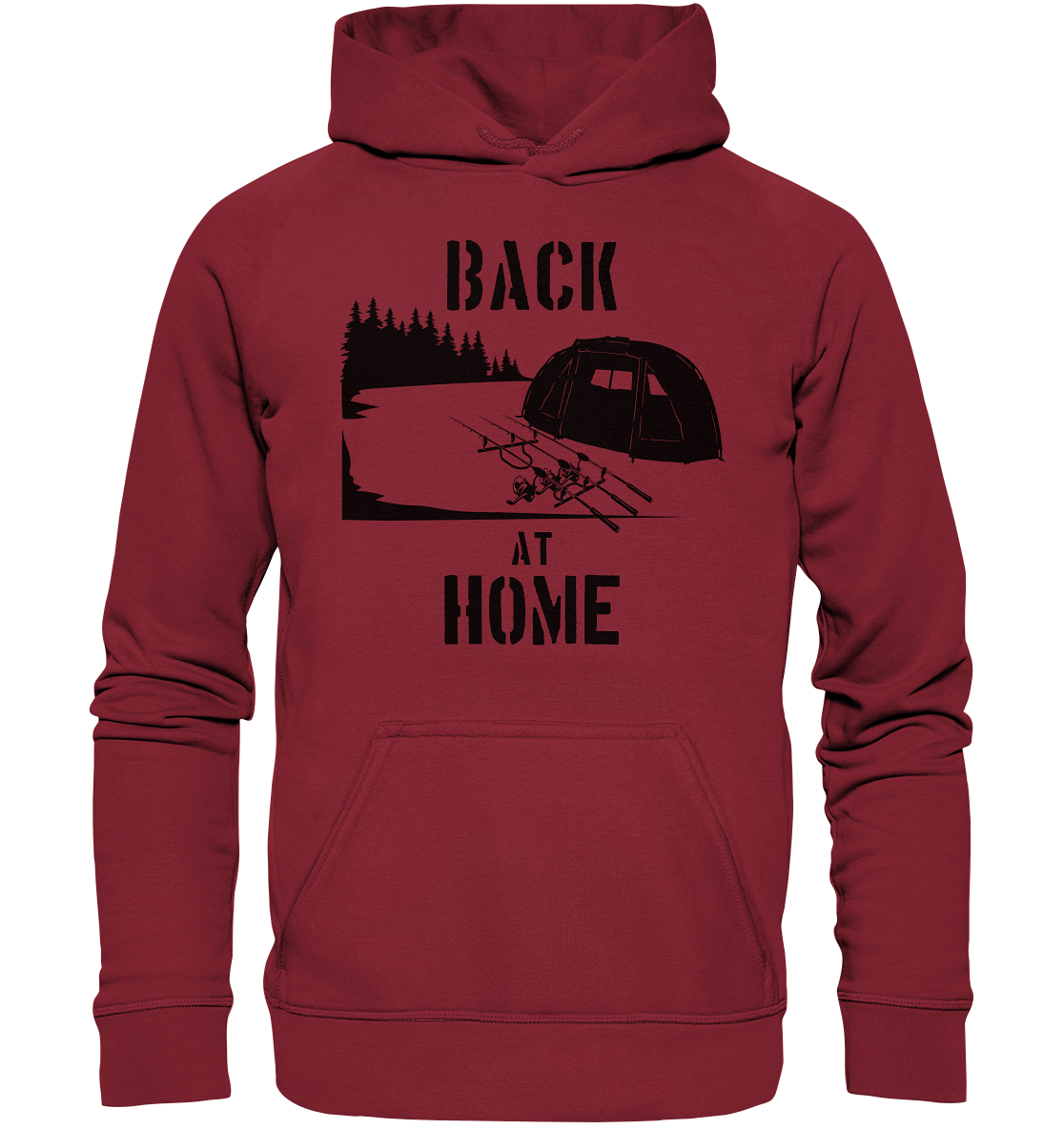 Back at Home - Karpfenangeln - Basic Unisex Hoodie