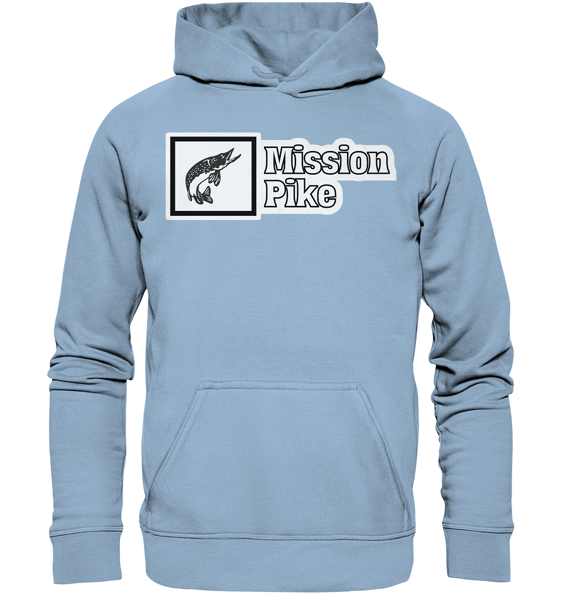 Mission Pike - Hecht Raubfisch - Basic Unisex Hoodie