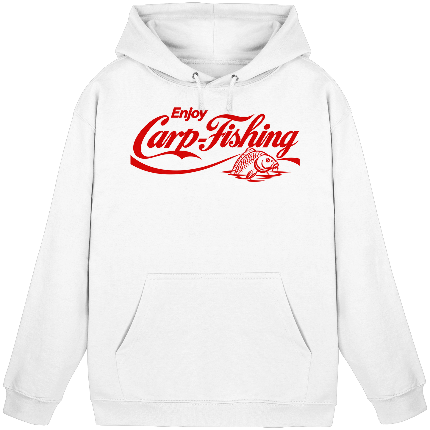 Enjoy Carp Fishing Hoodie – Karpfenangler KaPu für echte Carp Fishing Fans