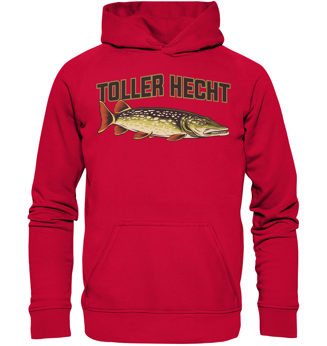Toller Hecht - lustiges Motiv für den Hechtangler - Basic Unisex Hoodie