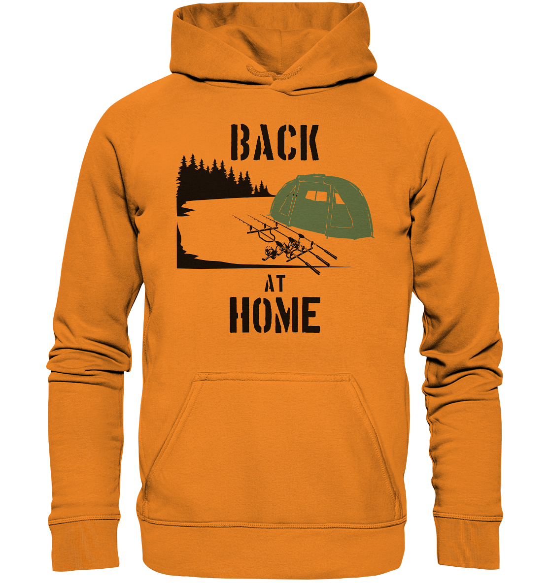 Back at Home - Karpfenangeln - Basic Unisex Hoodie