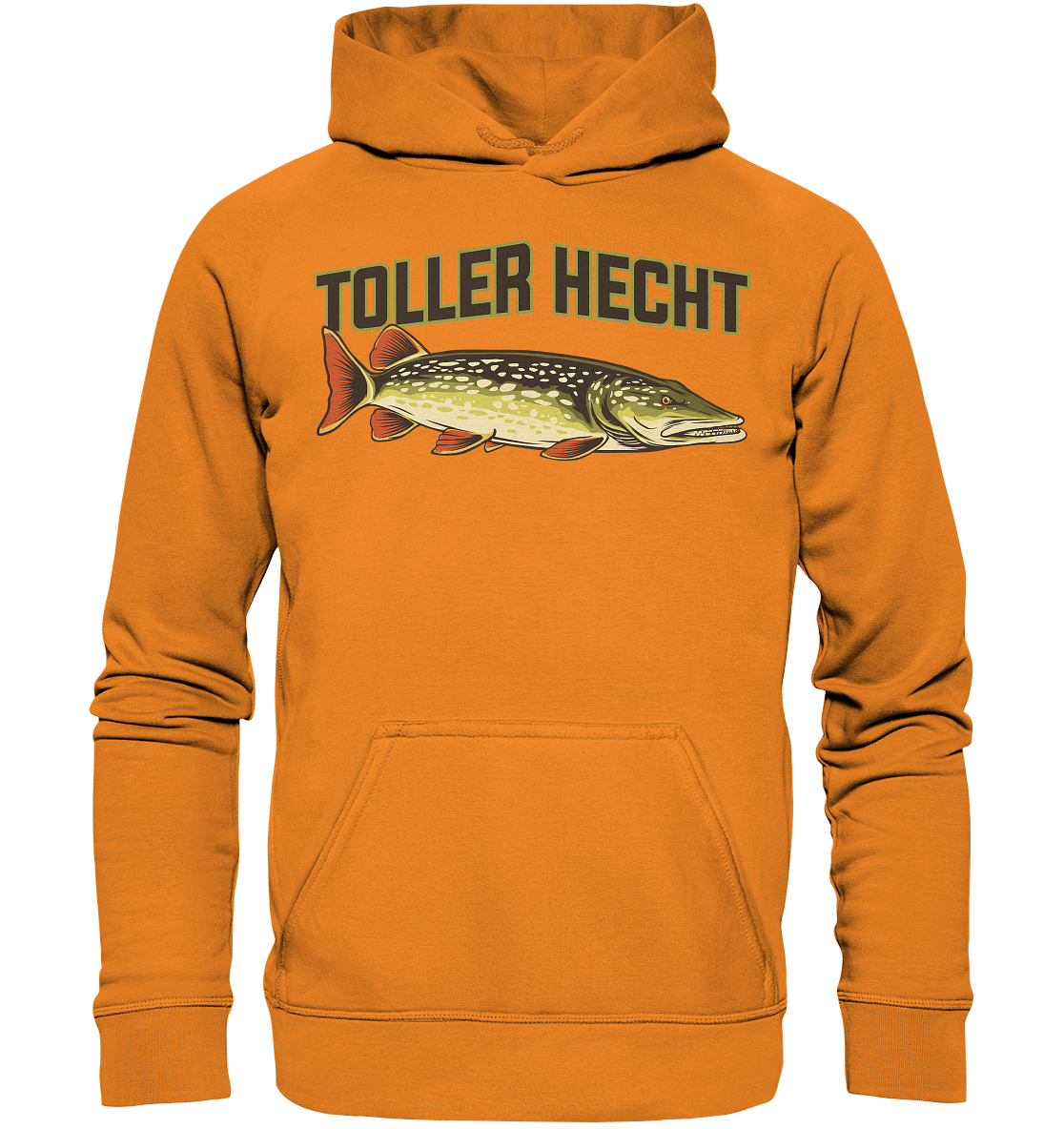 Toller Hecht - lustiges Motiv für den Hechtangler - Basic Unisex Hoodie