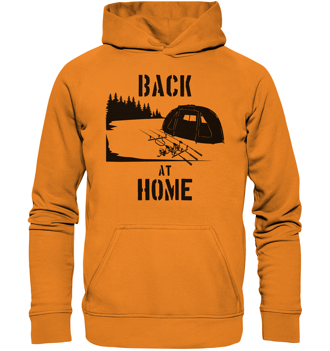 Back at Home - Karpfenangeln - Basic Unisex Hoodie