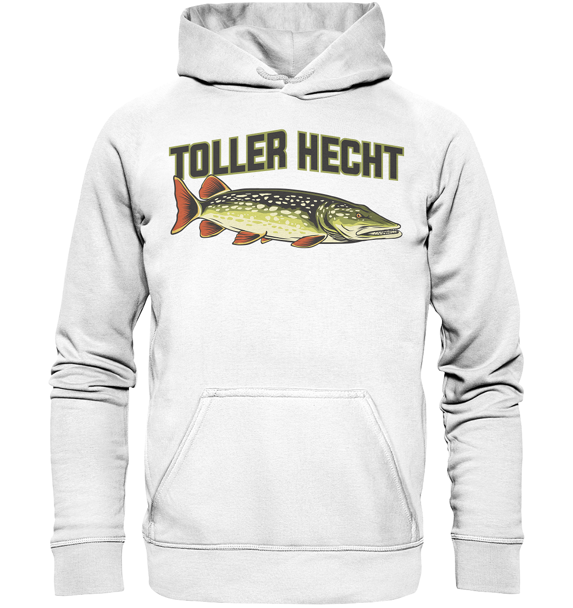 Toller Hecht - lustiges Motiv für den Hechtangler - Basic Unisex Hoodie