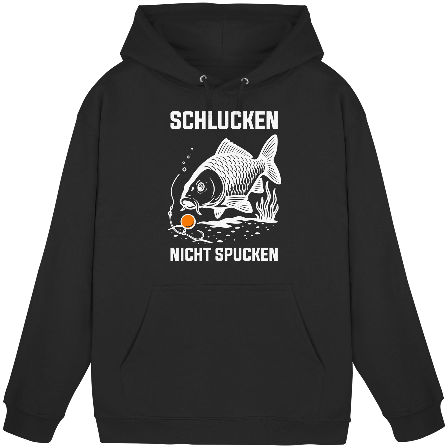 Schlucken nicht Spucken Carp Fishing Hunter Karpfen Angeln Angler Boilies Hoodie