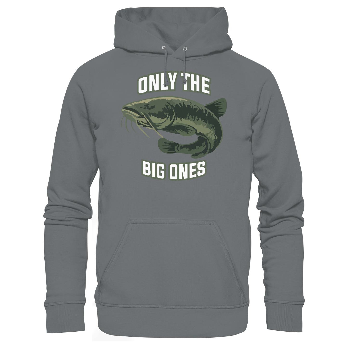 Only the big ones - Waller Wels anglen Catfish Big Fish Wallerangeln Hoodie