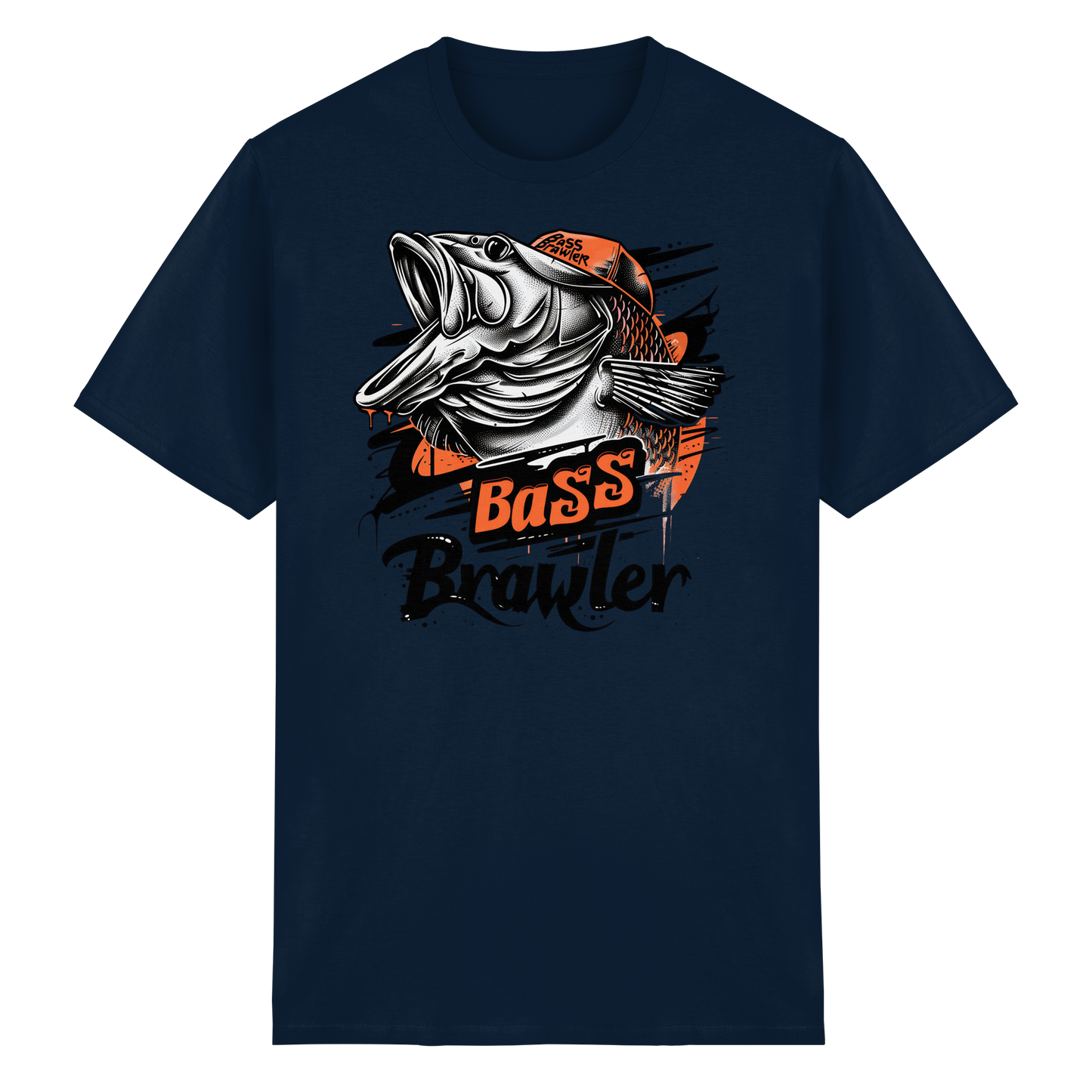 Bass Brawler Shirt – Barsch Angler T-Shirt Fishing Raubfisch Angeln