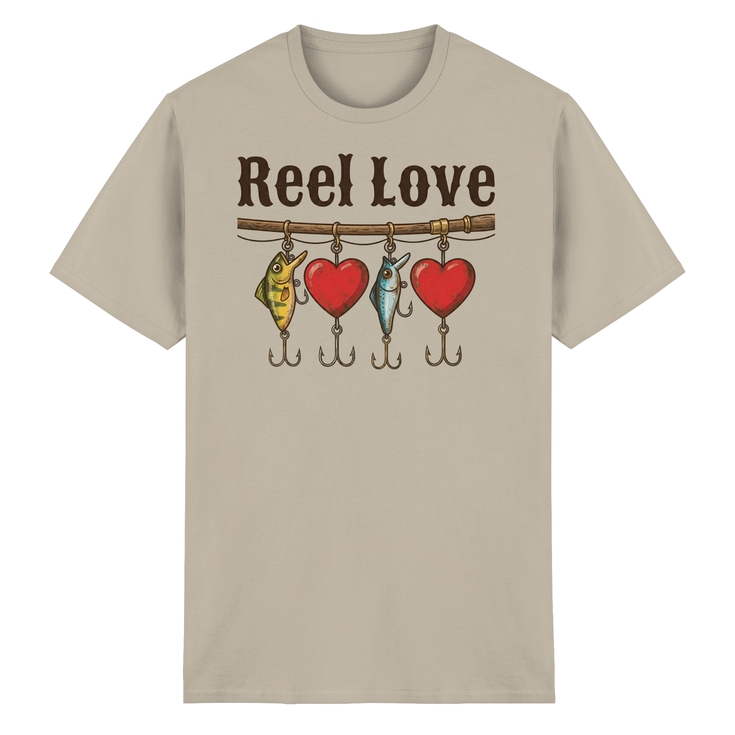 Reel Love Shirt – Angler T-Shirt Liebe zum Angeln Fishing Spruch