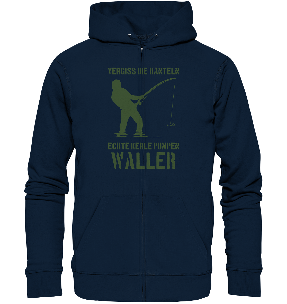 Vergiss die Hanteln echte Kerle pumpen Waller - Organic Zipper