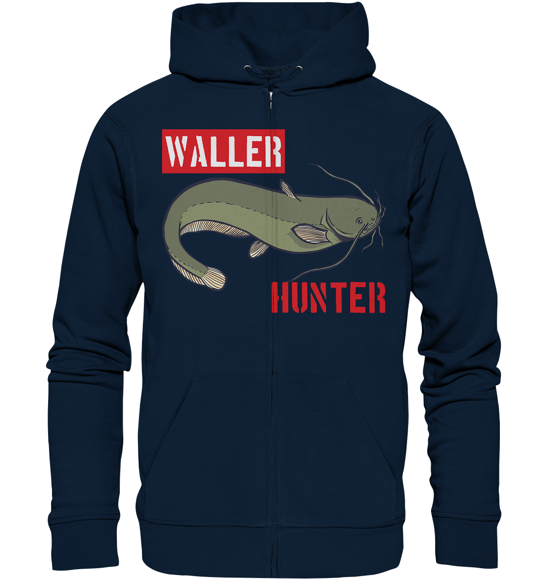 Waller Hunter - Wels Angler - Organic Zipper