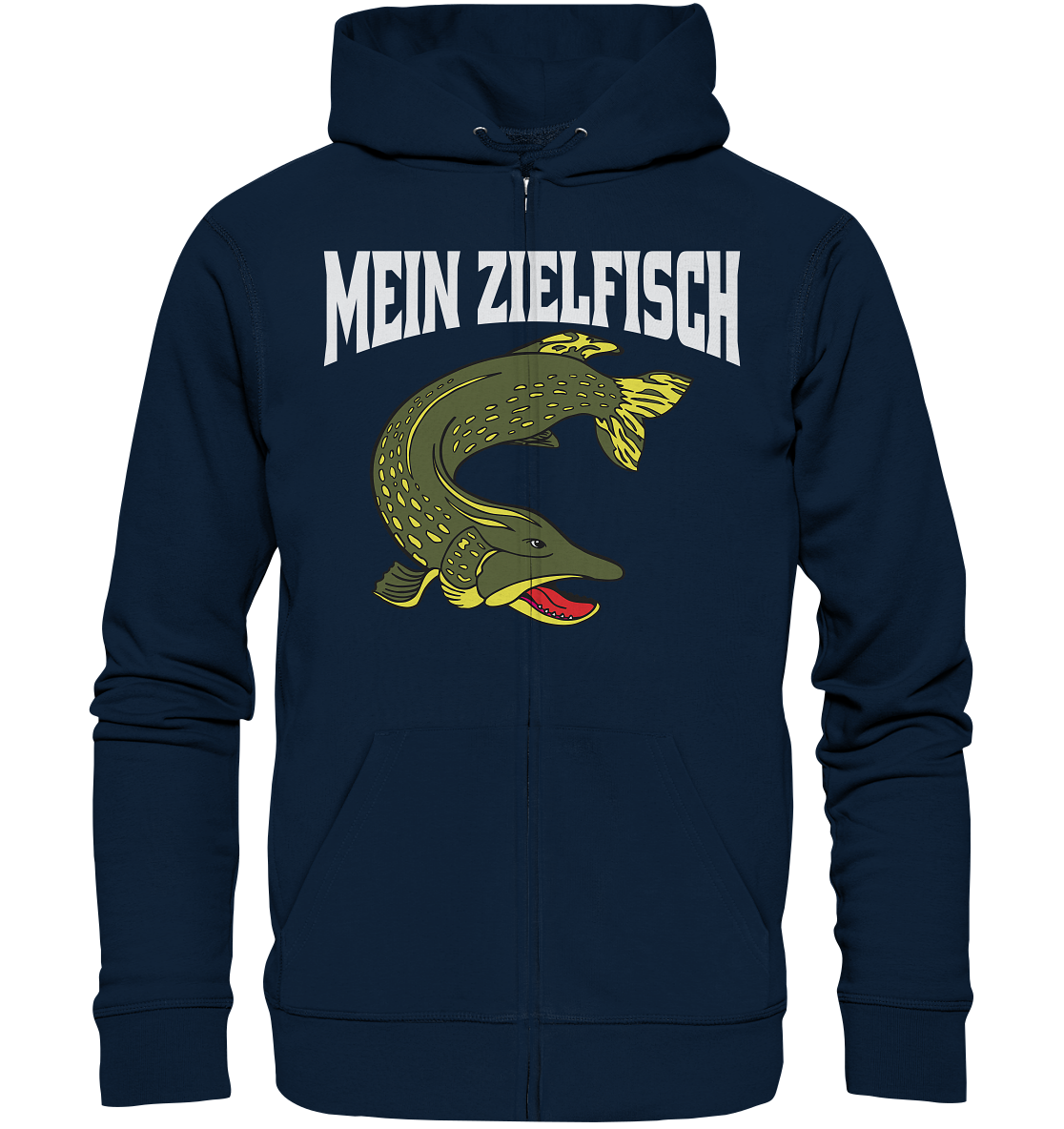 Mein Zielfisch Hecht - Organic Zipper