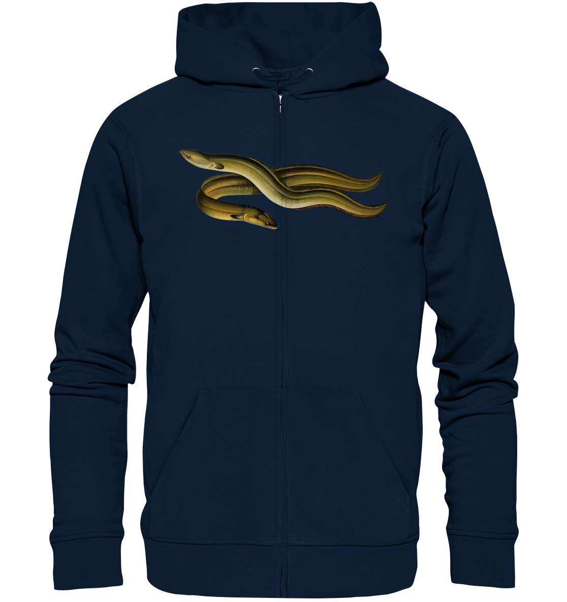 Aal – Lustiges Zielfisch Design für Angler und Fischliebhaber - Organic Zipper