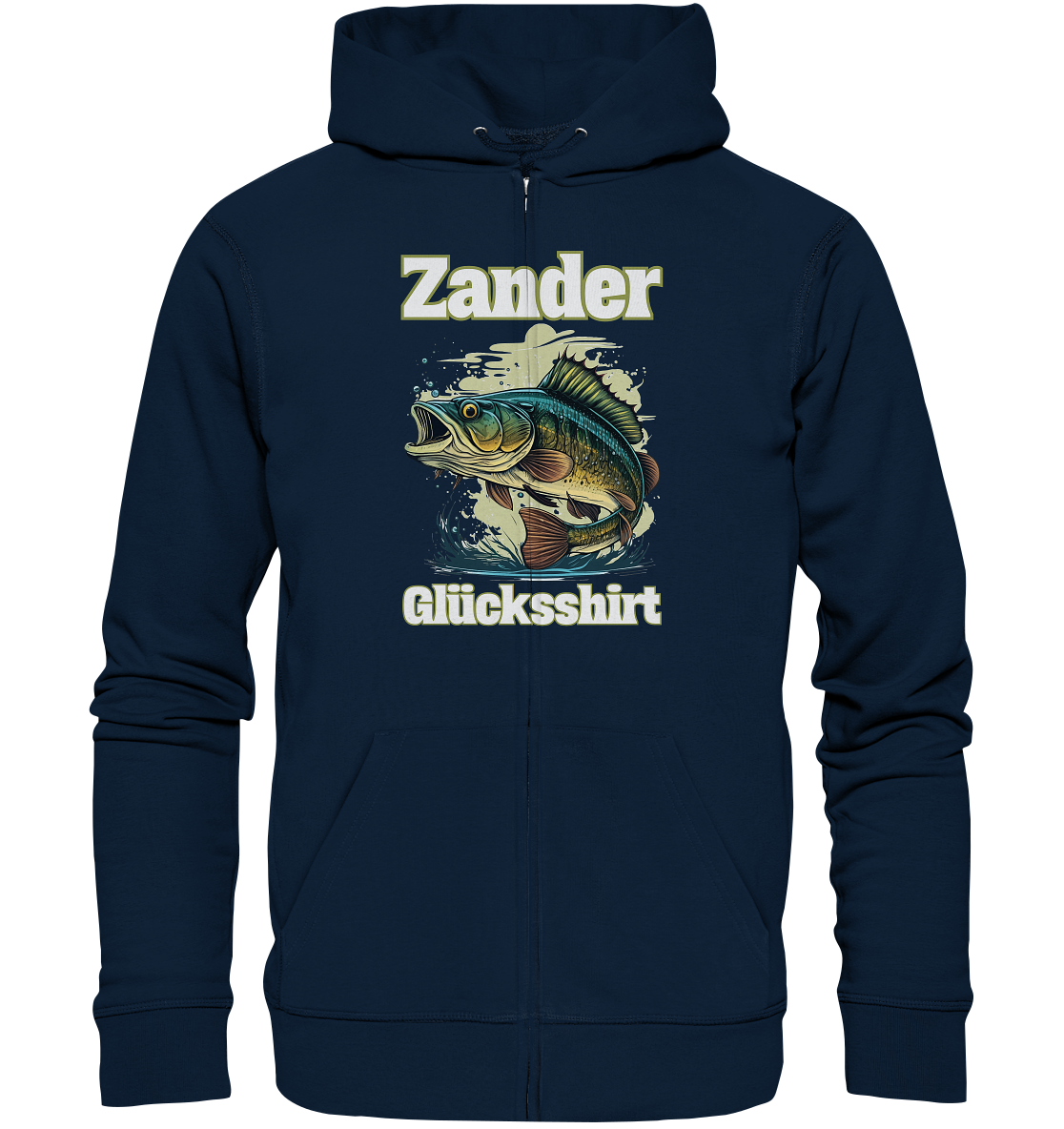 Zander Glücksshirt - Organic Zipper