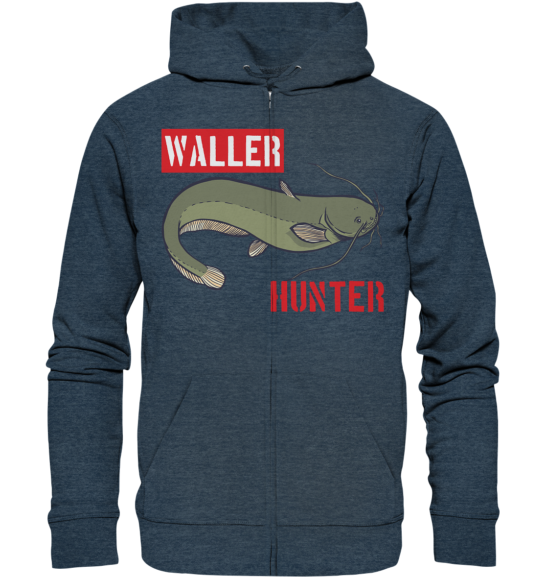 Waller Hunter - Wels Angler - Organic Zipper