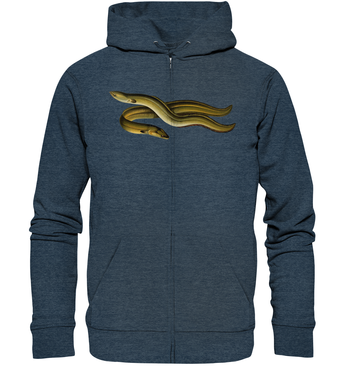 Aal – Lustiges Zielfisch Design für Angler und Fischliebhaber - Organic Zipper