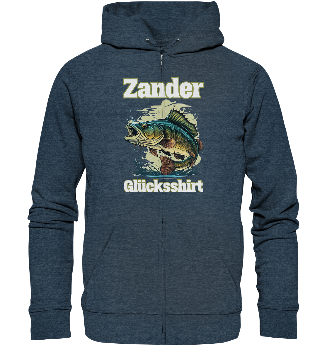 Zander Glücksshirt - Organic Zipper