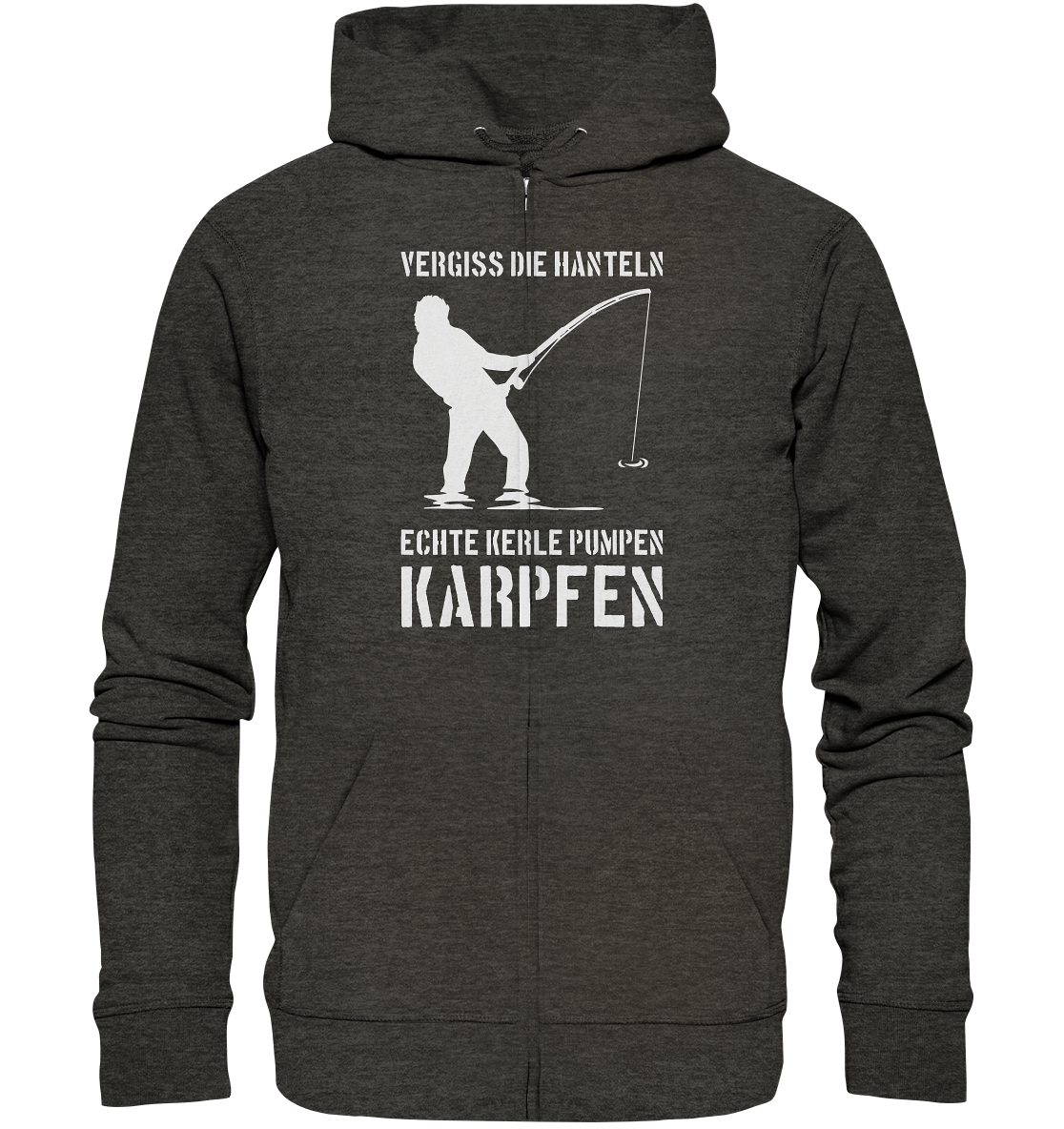 Vergiss die Hanteln echte Kerle pumpen Karpfen - Organic Zipper