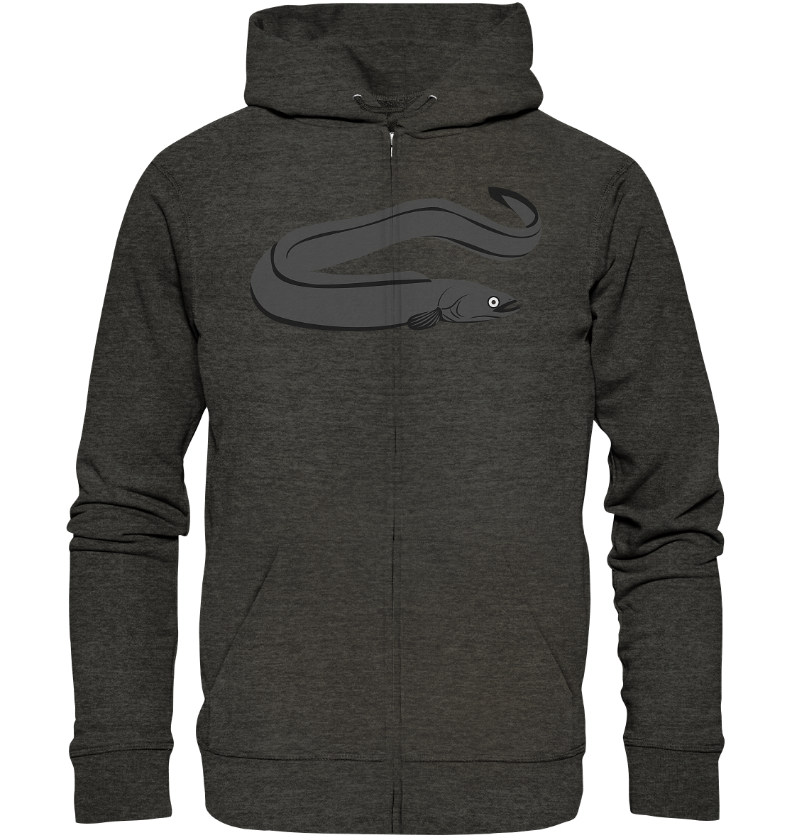 Aal – Lustiges Zielfisch Design für Angler und Fischliebhaber - Organic Zipper
