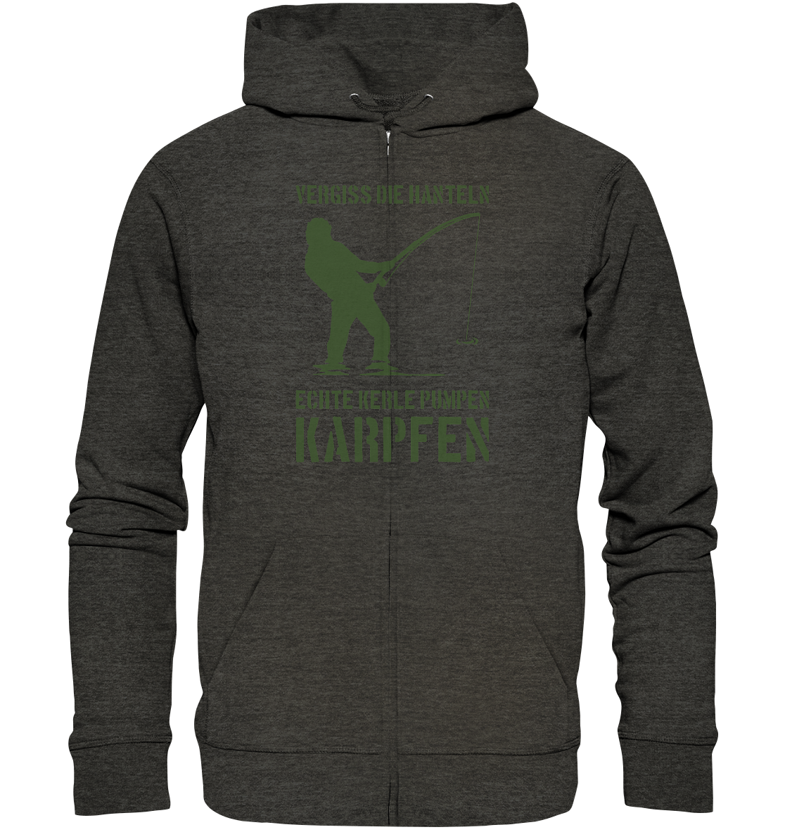Vergiss die Hanteln echte Kerle pumpen Karpfen - Organic Zipper