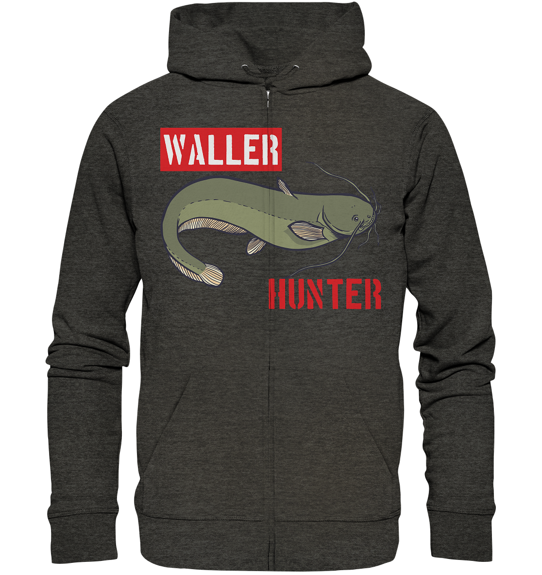 Waller Hunter - Wels Angler - Organic Zipper