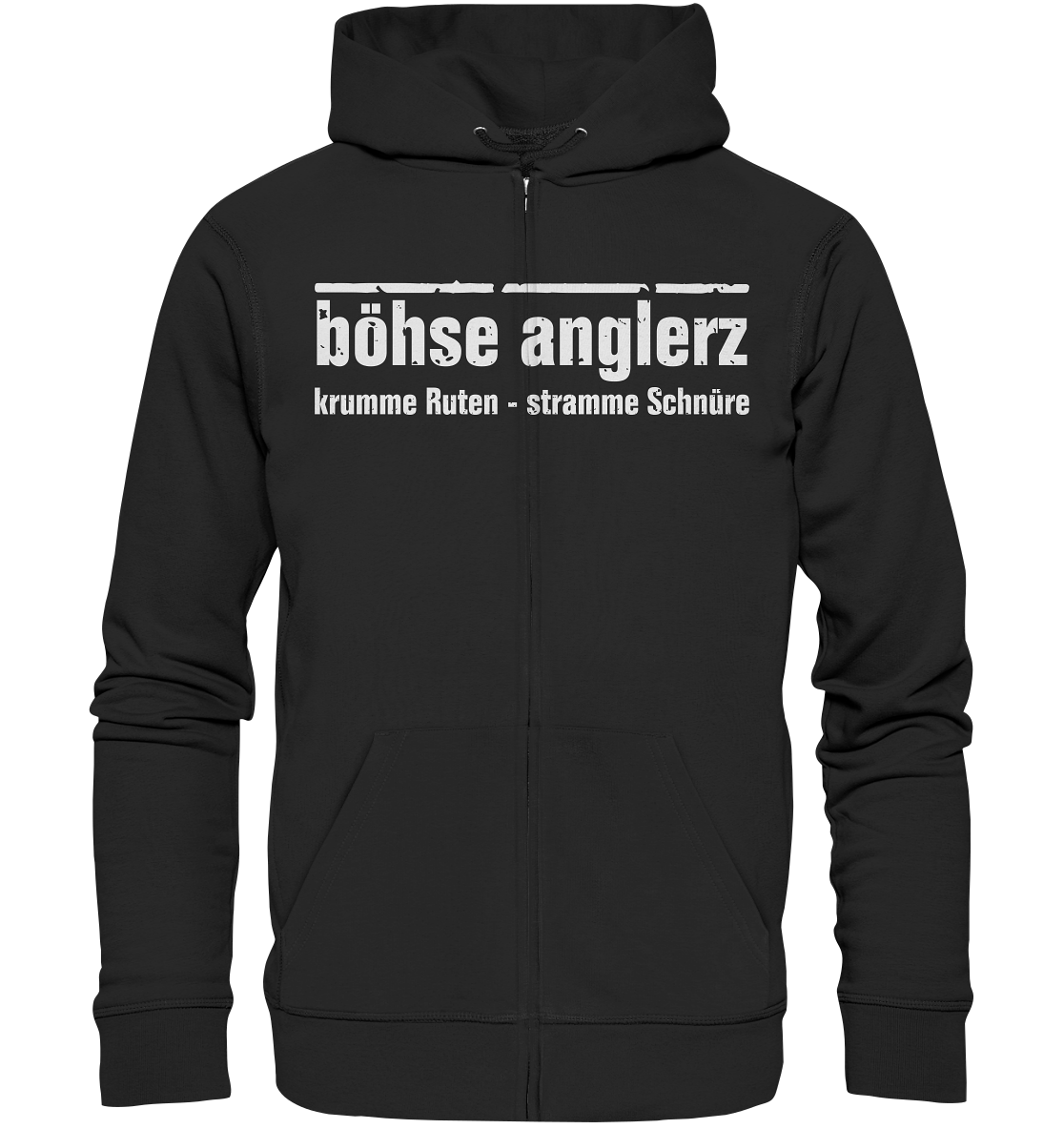 böhse anglerz - krumme Ruten stramme Schnüre - Organic Zipper