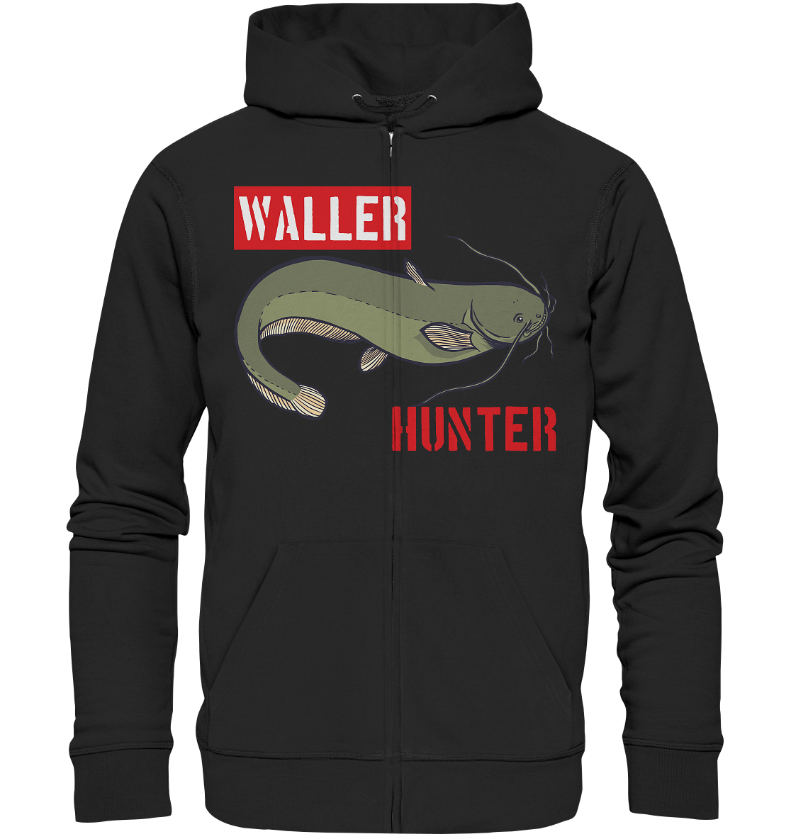 Waller Hunter - Wels Angler - Organic Zipper