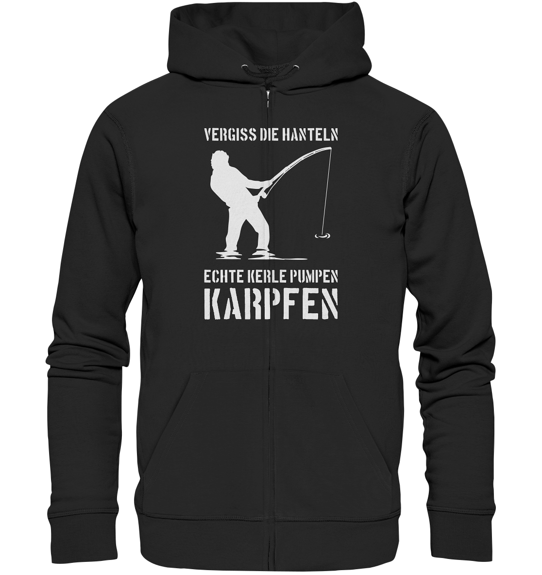 Vergiss die Hanteln echte Kerle pumpen Karpfen - Organic Zipper