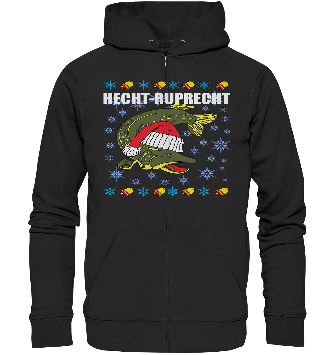 Hecht - Ruprecht Knechtruprecht Ugly Christmas Xmas - Organic Zipper