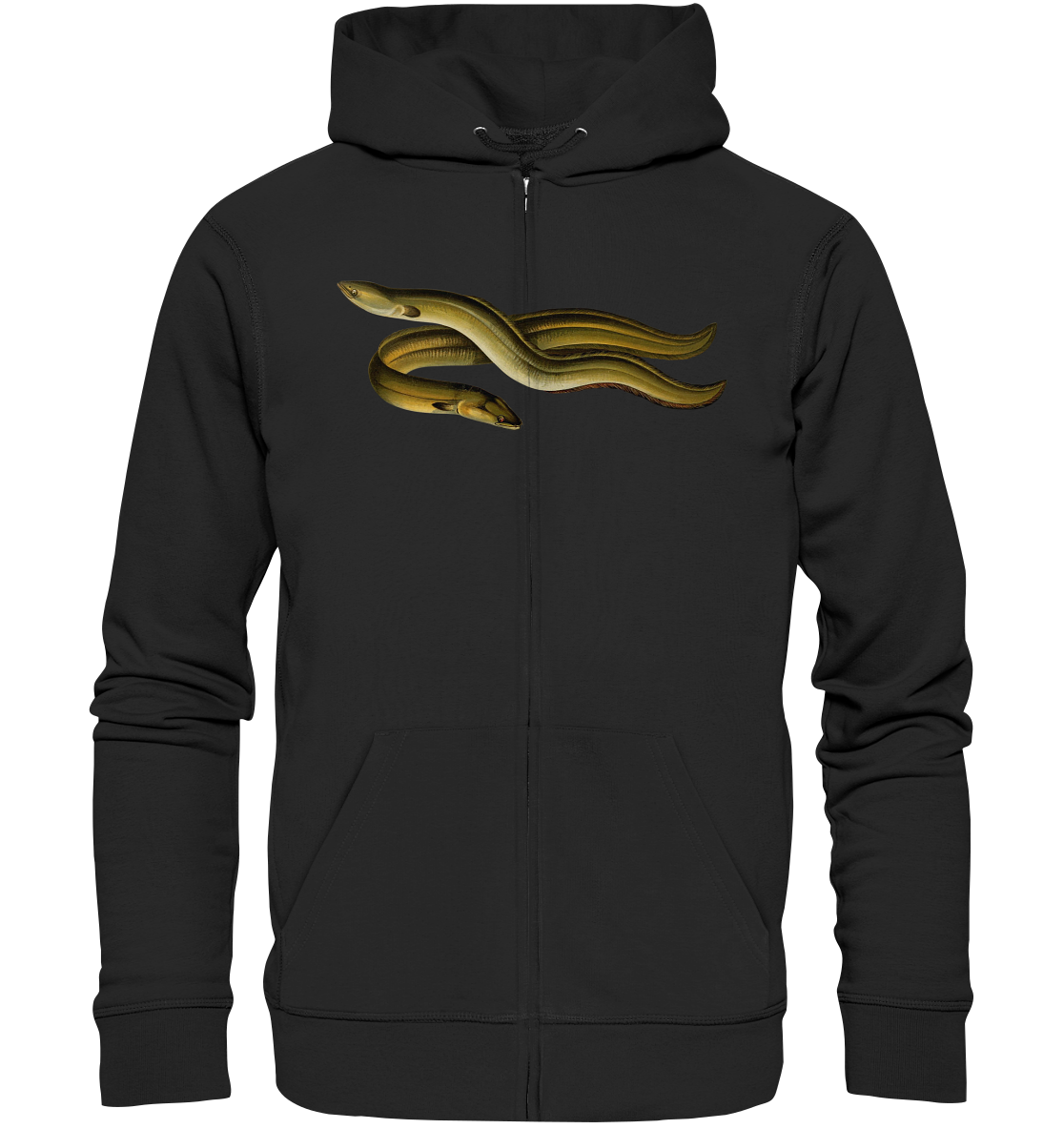 Aal – Lustiges Zielfisch Design für Angler und Fischliebhaber - Organic Zipper