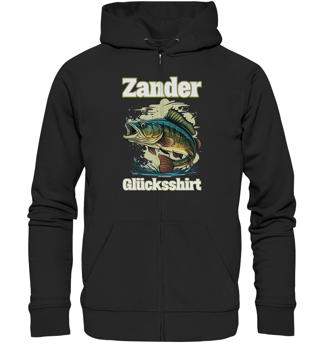 Zander Glücksshirt - Organic Zipper