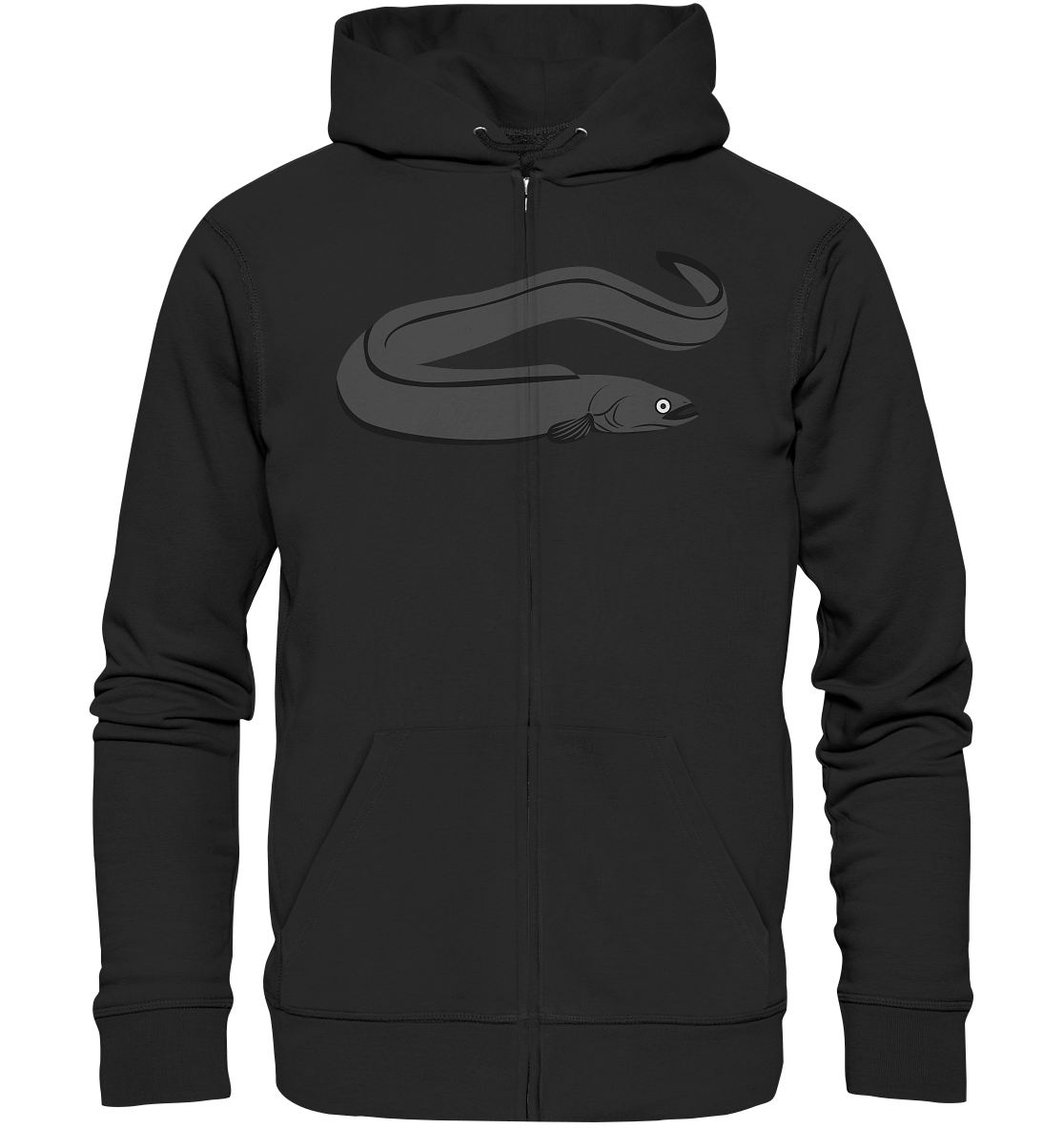 Aal – Lustiges Zielfisch Design für Angler und Fischliebhaber - Organic Zipper