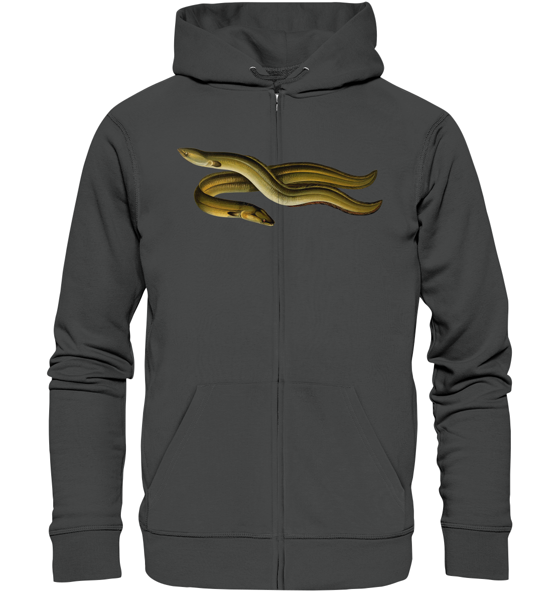 Aal – Lustiges Zielfisch Design für Angler und Fischliebhaber - Organic Zipper