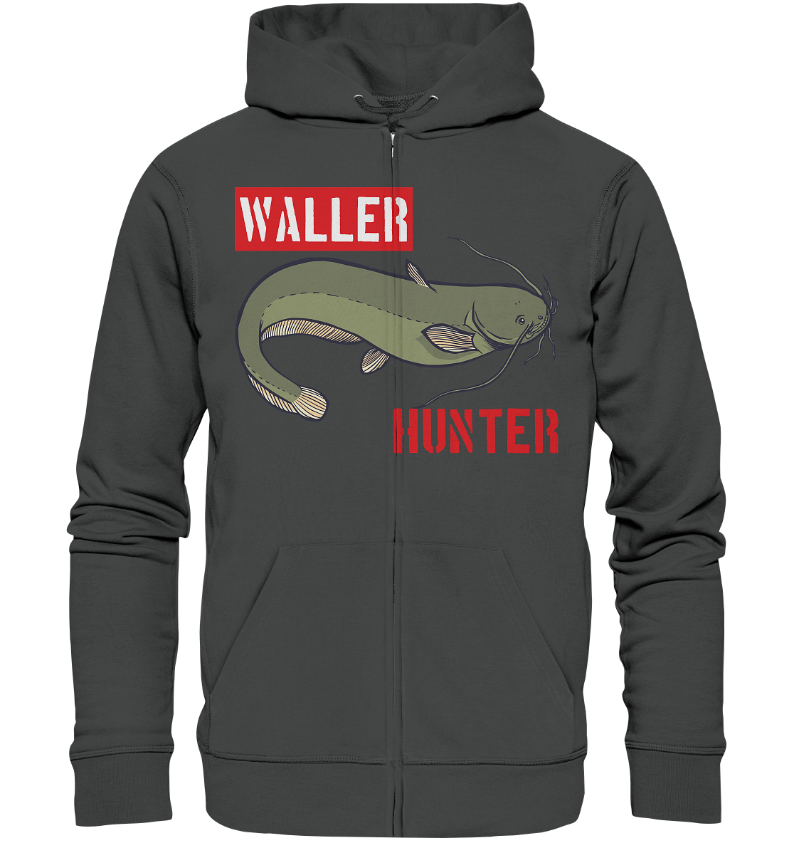Waller Hunter - Wels Angler - Organic Zipper
