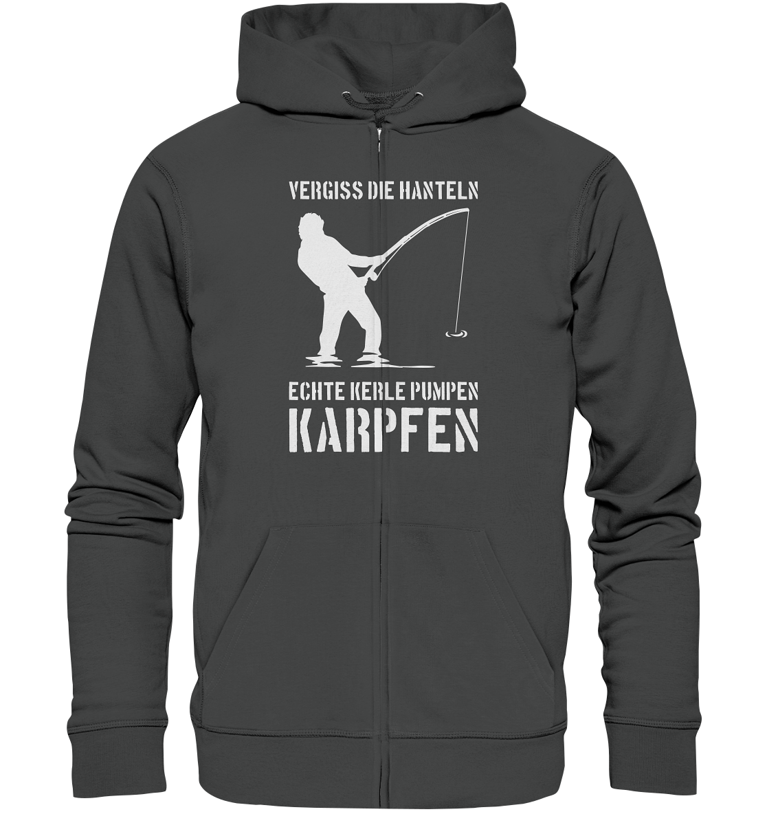 Vergiss die Hanteln echte Kerle pumpen Karpfen - Organic Zipper