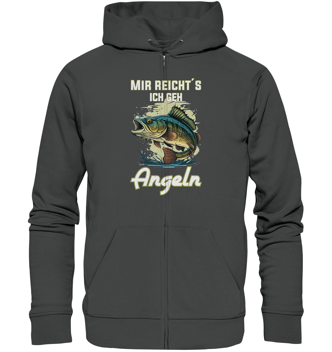 Mir reicht´s ich geh angeln - Organic Zipper