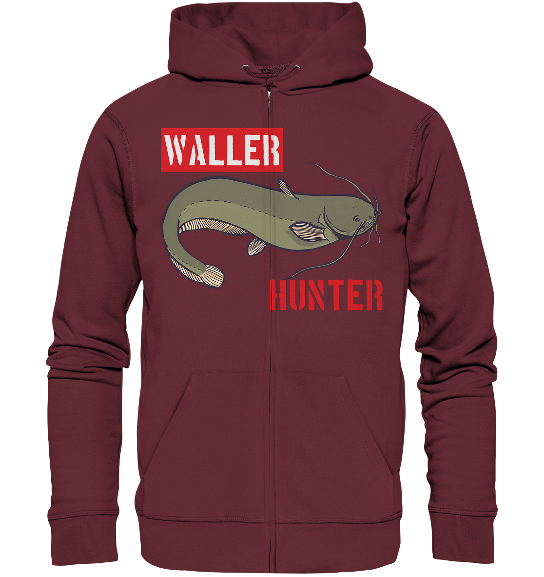 Waller Hunter - Wels Angler - Organic Zipper