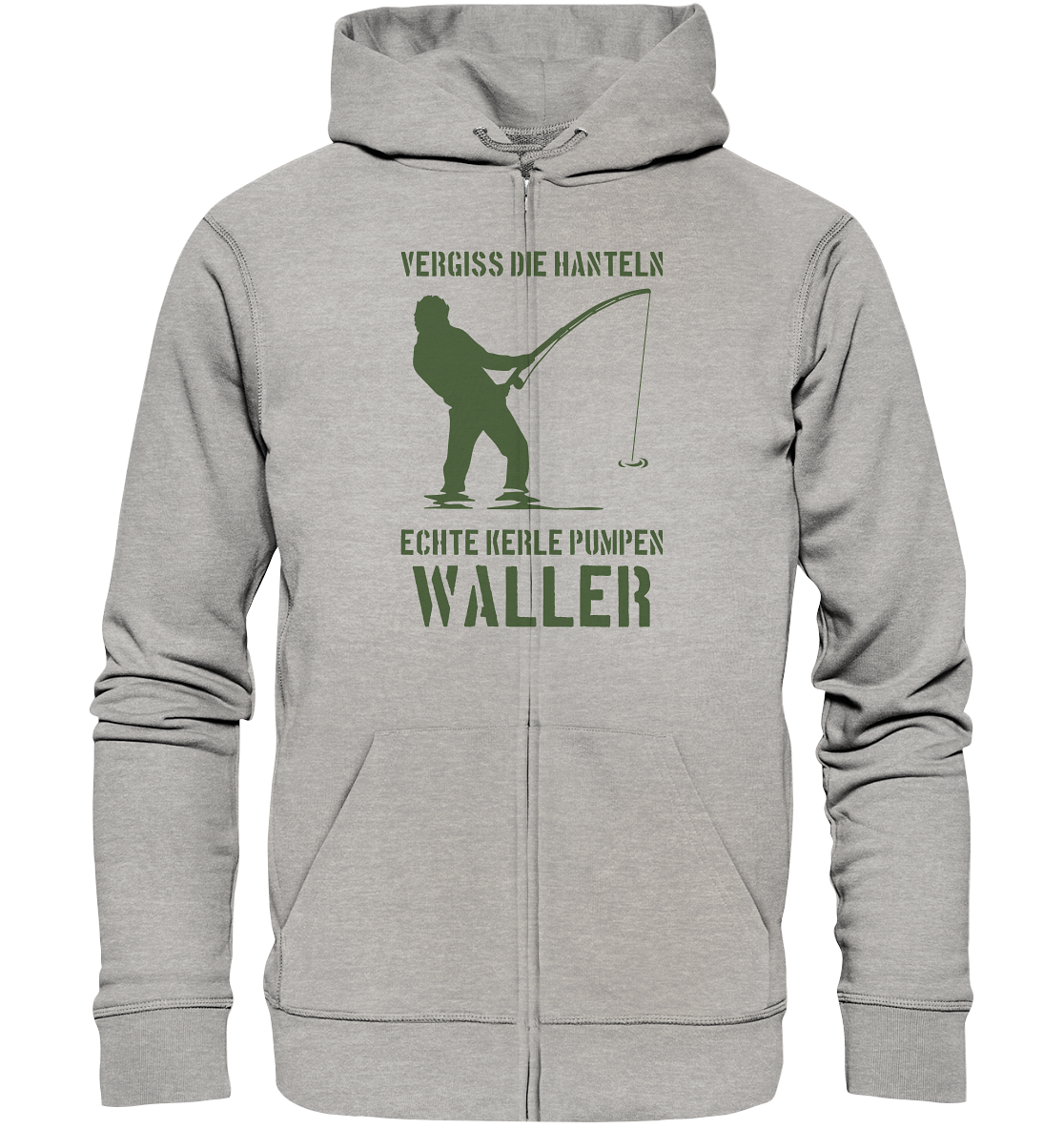 Vergiss die Hanteln echte Kerle pumpen Waller - Organic Zipper