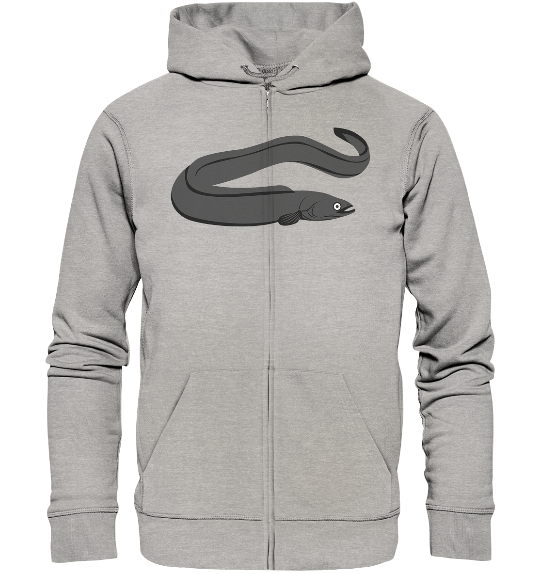 Aal – Lustiges Zielfisch Design für Angler und Fischliebhaber - Organic Zipper