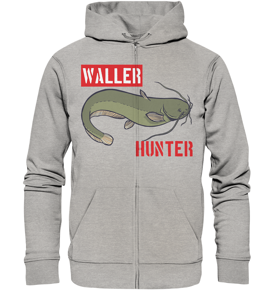Waller Hunter - Wels Angler - Organic Zipper